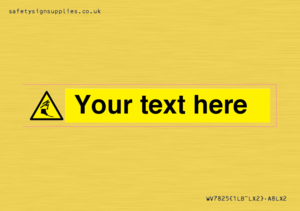 Custom warning kite flying near powerlines